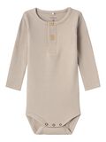 Name it LONG SLEEVED RIB ROMPER, Pure Cashmere, highres - 13198041_PureCashmere_001.jpg