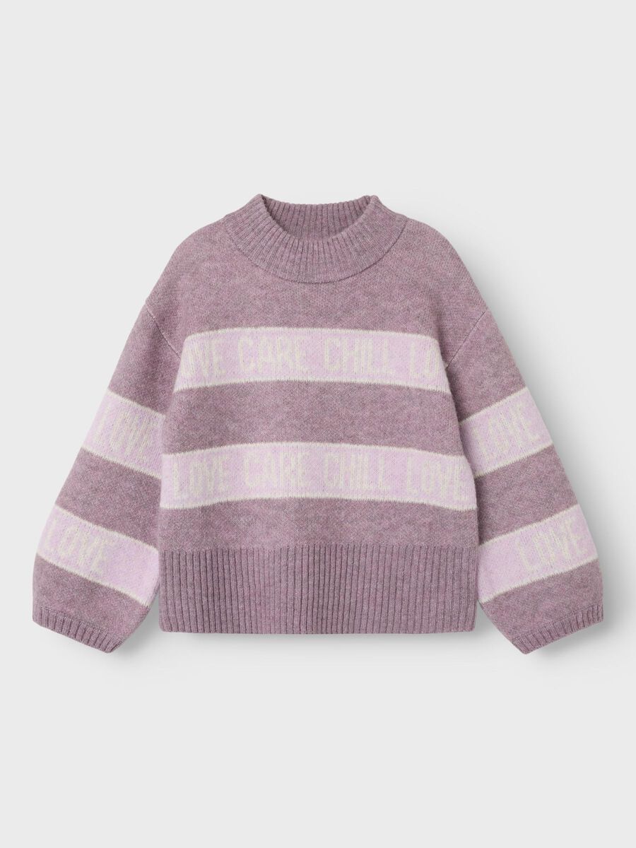 name it OVERSIZED KNITTED PULLOVER, Elderberry, highres - 13237311_Elderberry_003.jpg