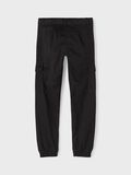 Name it COTTON TWILL CARGO TROUSERS, Black, highres - 13190262_Black_002.jpg