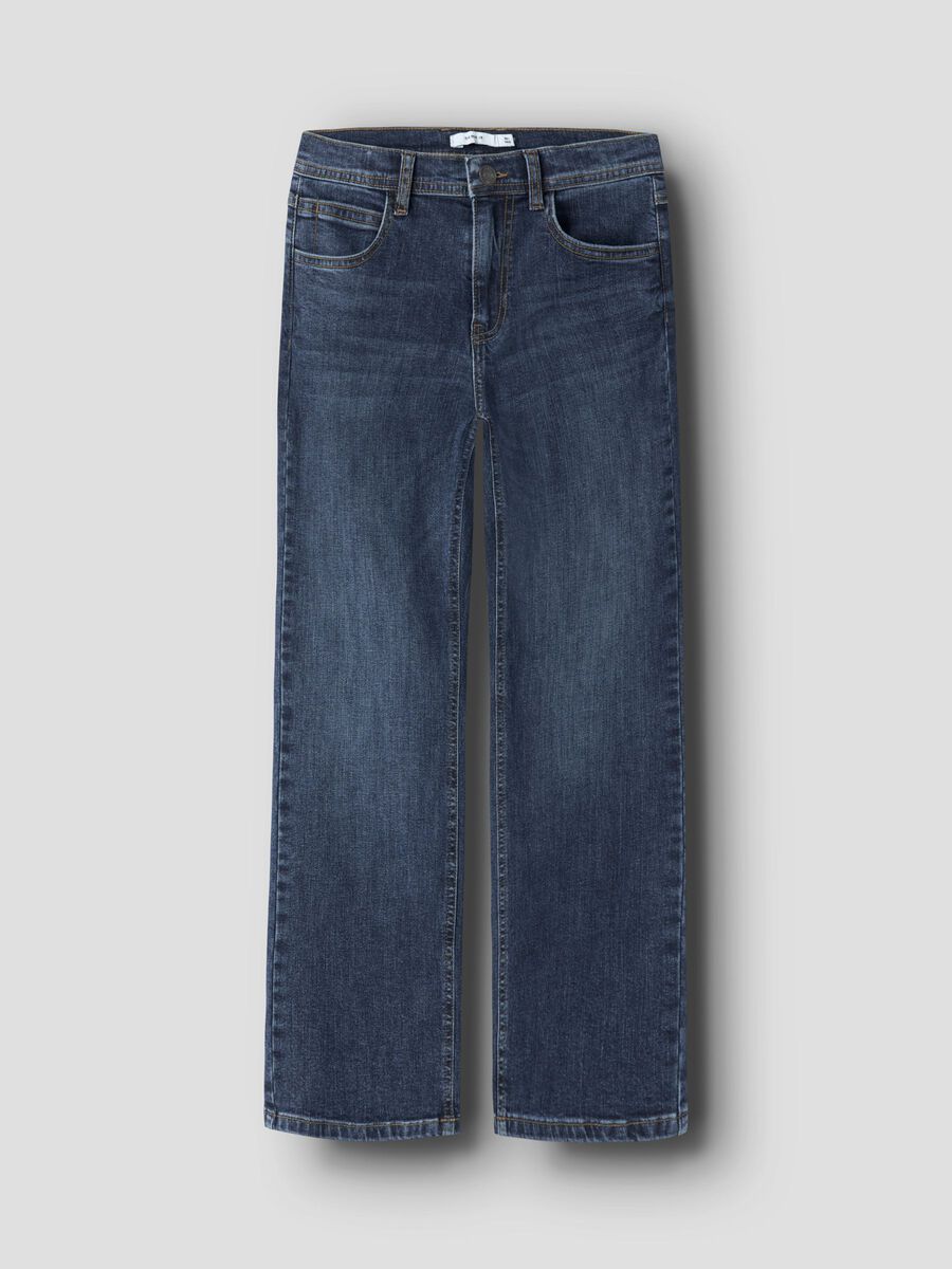Carousel image 1 STRAIGHT FIT JEANS, Dark Blue Denim