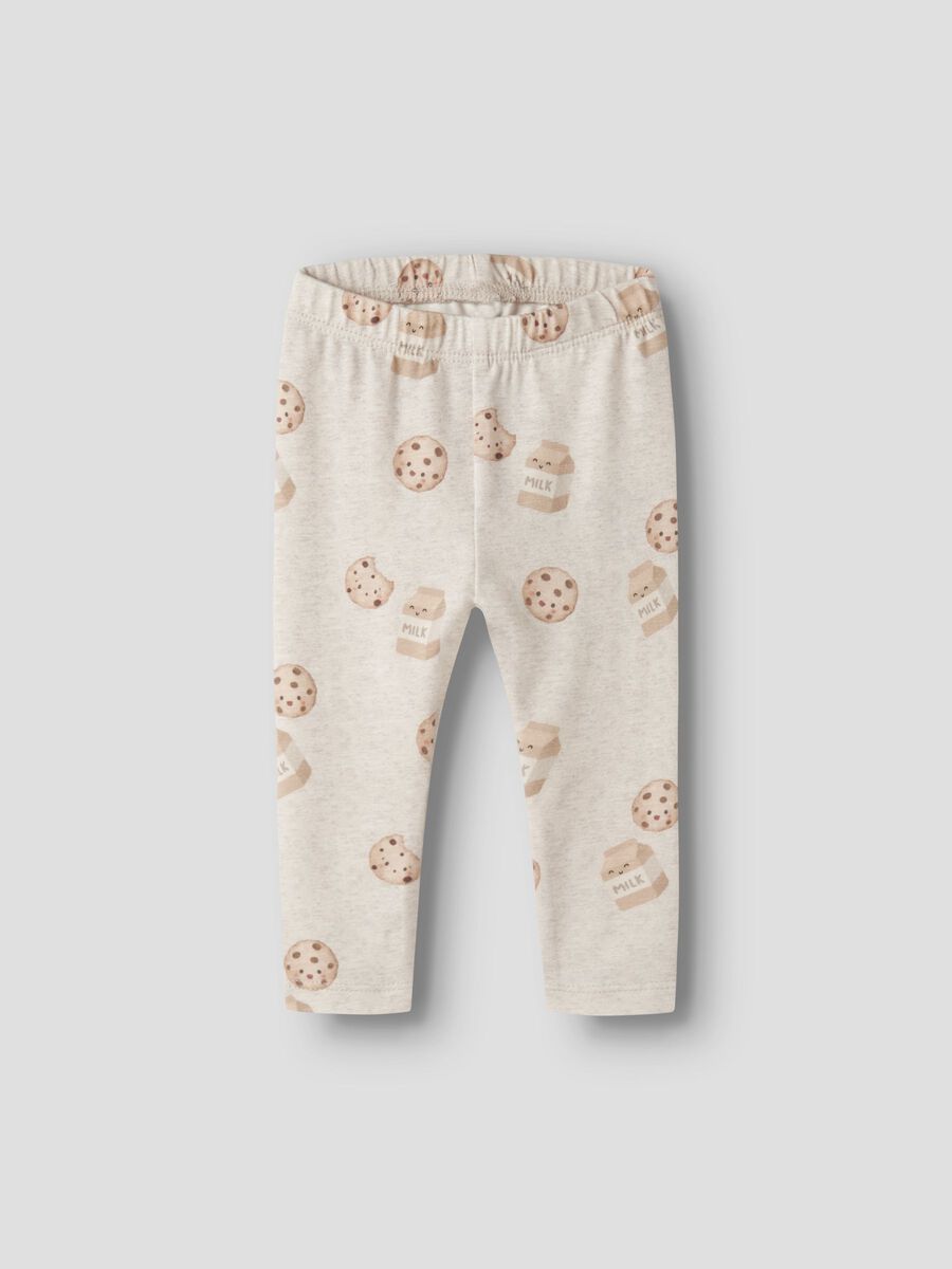 Product carousel image 1 ORGANIC COTTON LEGGINGS, Peyote Melange