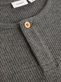 Name it SLIM FIT RIBBET LANGERMET T-SKJORTE, Dark Grey Melange, highres - 13178958_DarkGreyMelange_006.jpg