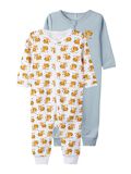 Name it 2-PACK VETOKETJULLINEN PYJAMA, Blue Fog, highres - 13170472_BlueFog_001.jpg