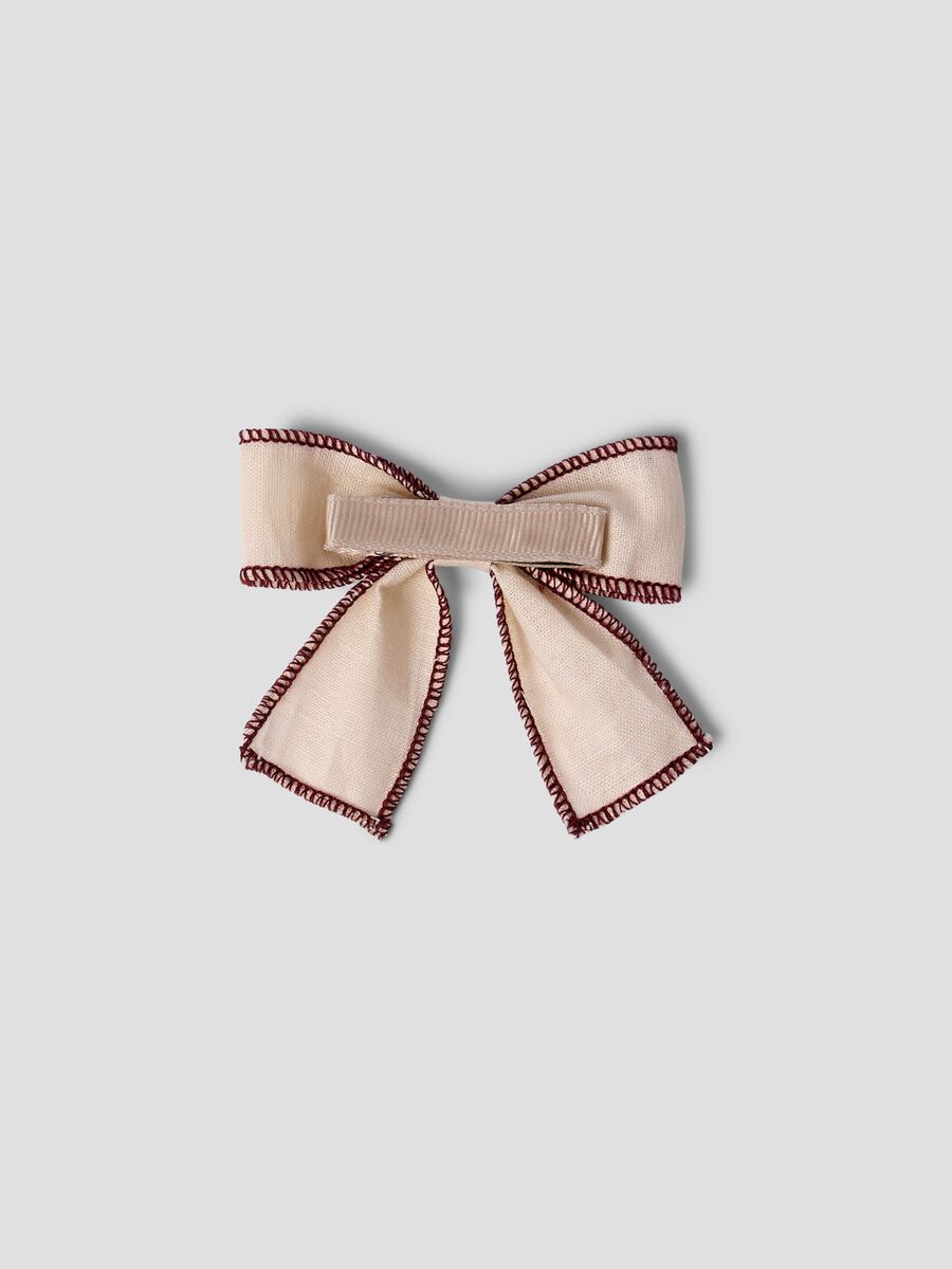 Product carousel image - BOW HAIR CLIP, Turtledove | 2