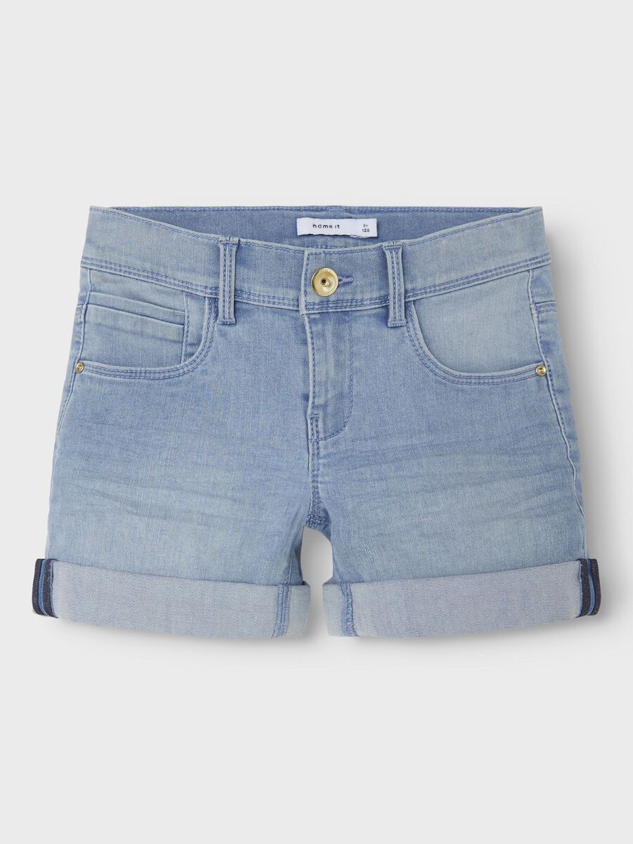 Name it SLIM FIT DENIM SHORTS, Light Blue Denim, highres - 13197317_LightBlueDenim_003.jpg