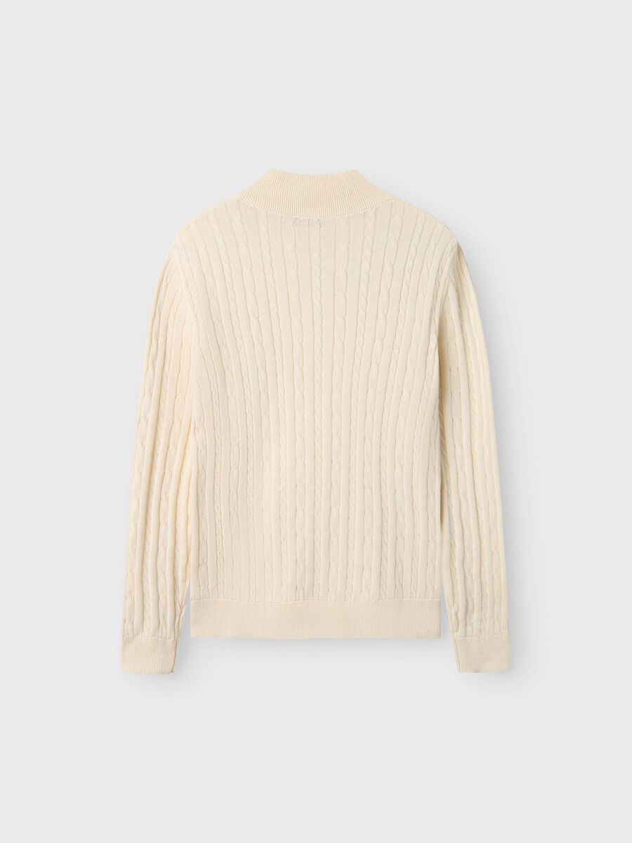 name it À DEMI-FERMETURE ÉCLAIR PULL EN MAILLE, Antique White, highres - 13241521_AntiqueWhite_002.jpg