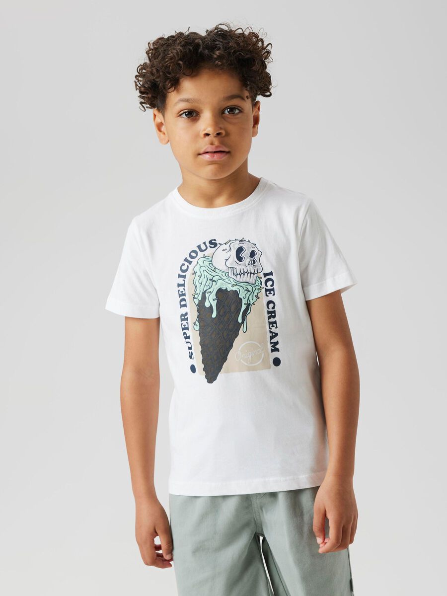 name it ØKOLOGISK BOMULD T-SHIRT, Bright White, highres - 13242809_BrightWhite_1183953_008.jpg