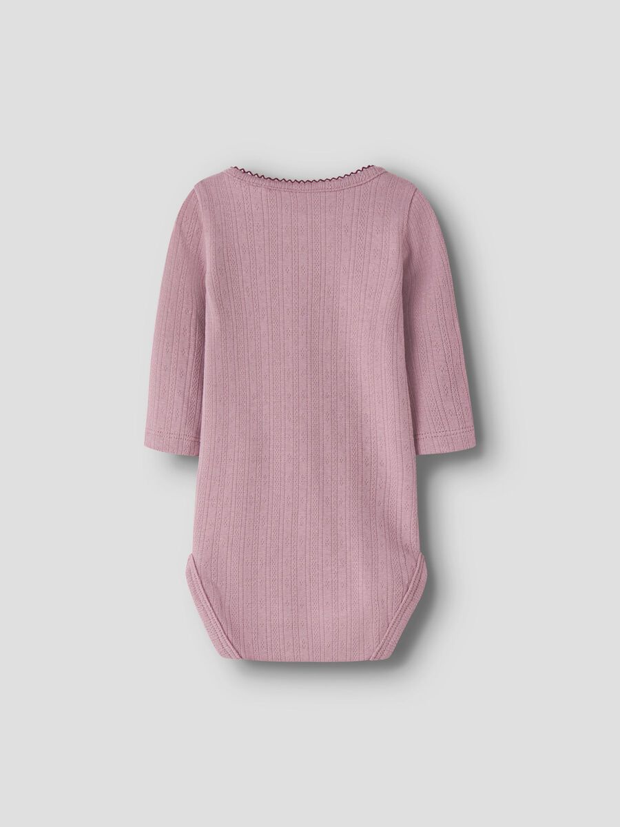 Carousel image - ORGANIC COTTON ROMPER, Lilas | 3