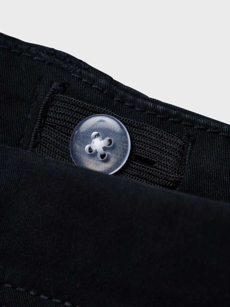 name it REGULAR FIT SHORTS, Black, highres - 13198124_Black_005.jpg