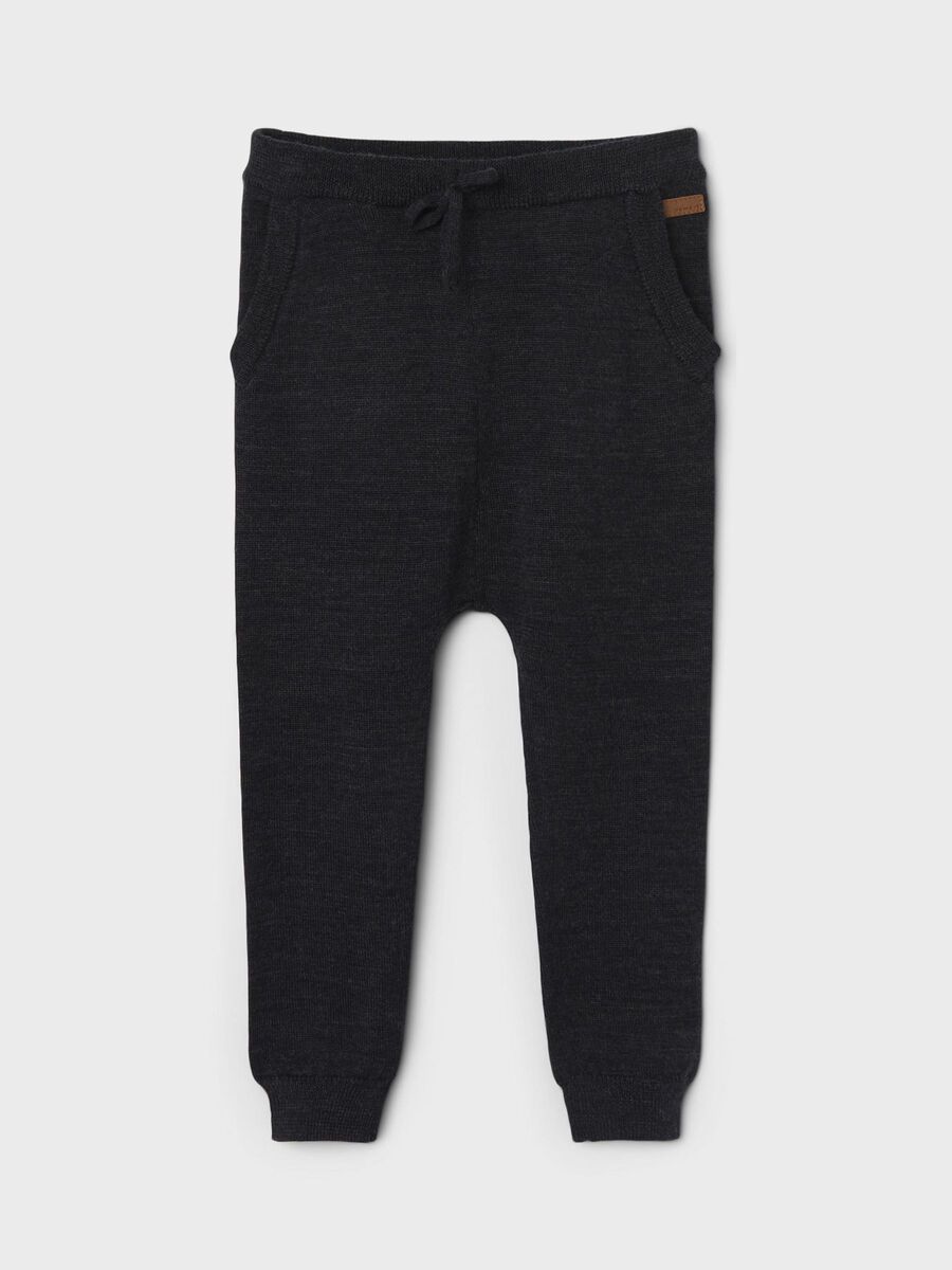 name it MERINO WOOL KNIT TROUSERS, Blue Graphite, highres - 13199352_BlueGraphite_003.jpg