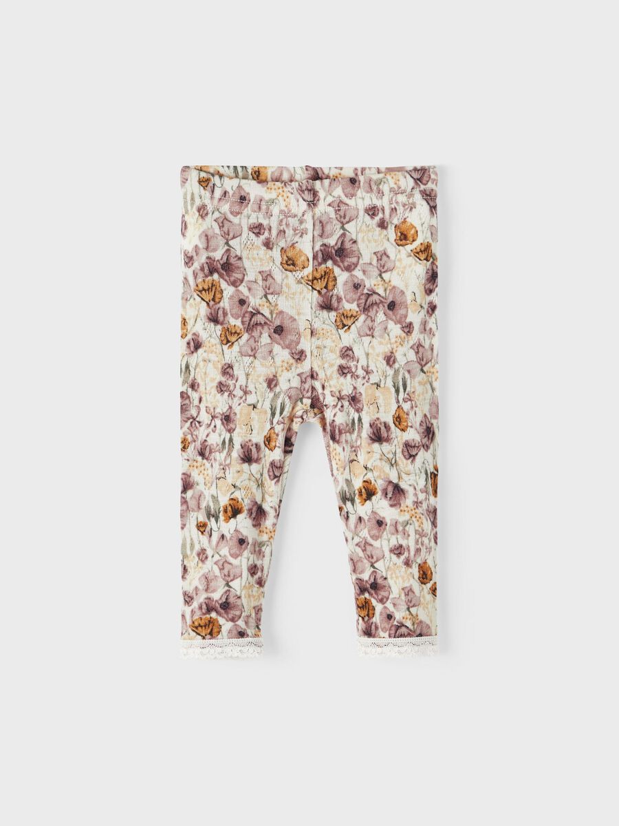 Carousel image - MERINO WOOL LEGGINGS, Moonbeam | 1