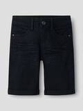 name it SLIM FIT LANGE SHORTS, Black Denim, highres - 13150022_BlackDenim_003.jpg