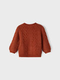 Name it CABLE KNITTED CARDIGAN, Arabian Spice, highres - 13209891_ArabianSpice_002.jpg