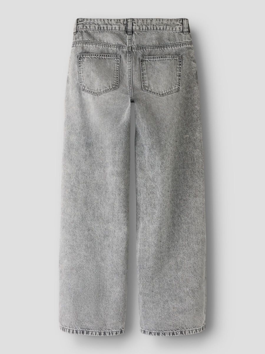 Carousel image 3 WIDE FIT JEANS, Light Grey Denim