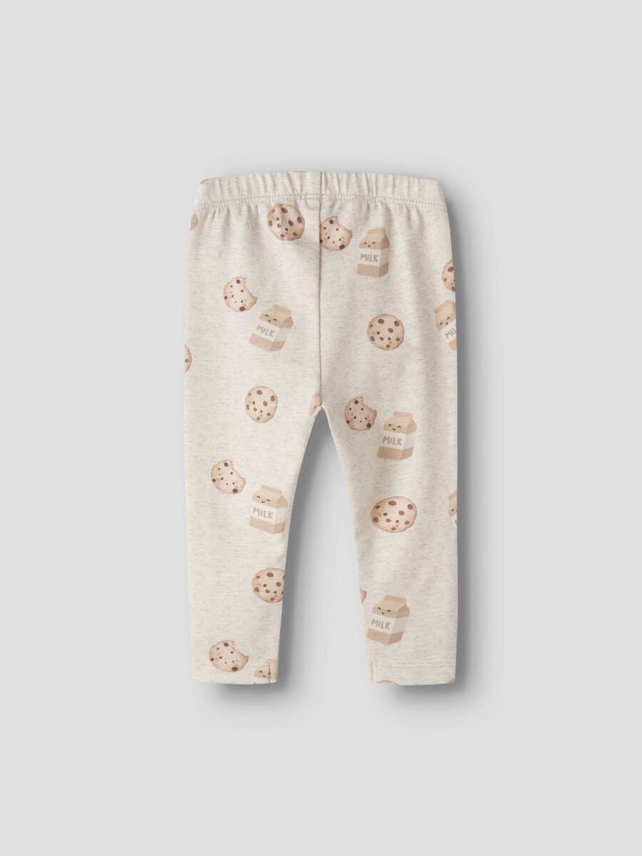 Product carousel image 2 ORGANIC COTTON LEGGINGS, Peyote Melange