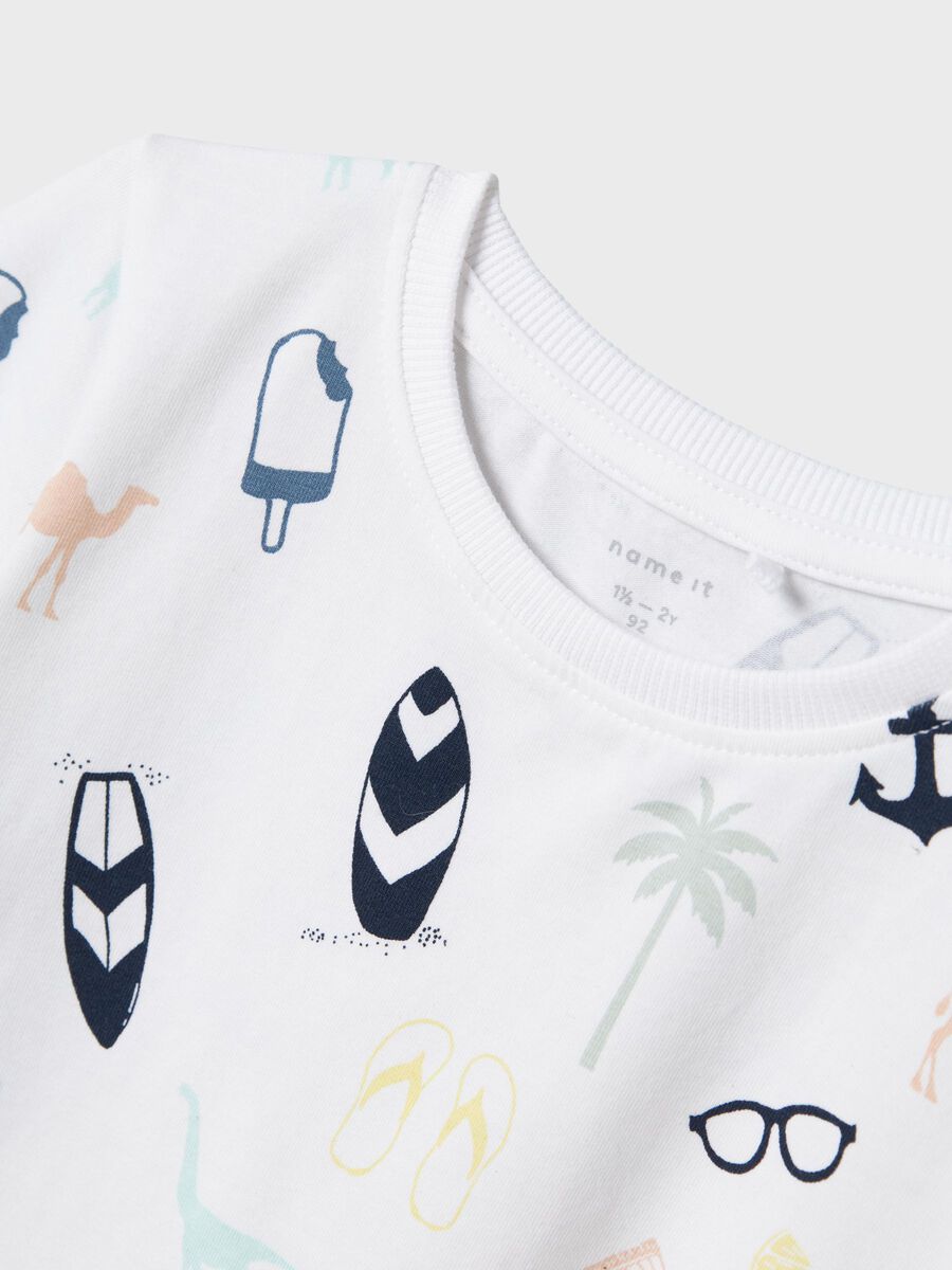 name it ORGANIC COTTON T-SHIRT, Bright White, highres - 13243294_BrightWhite_005.jpg