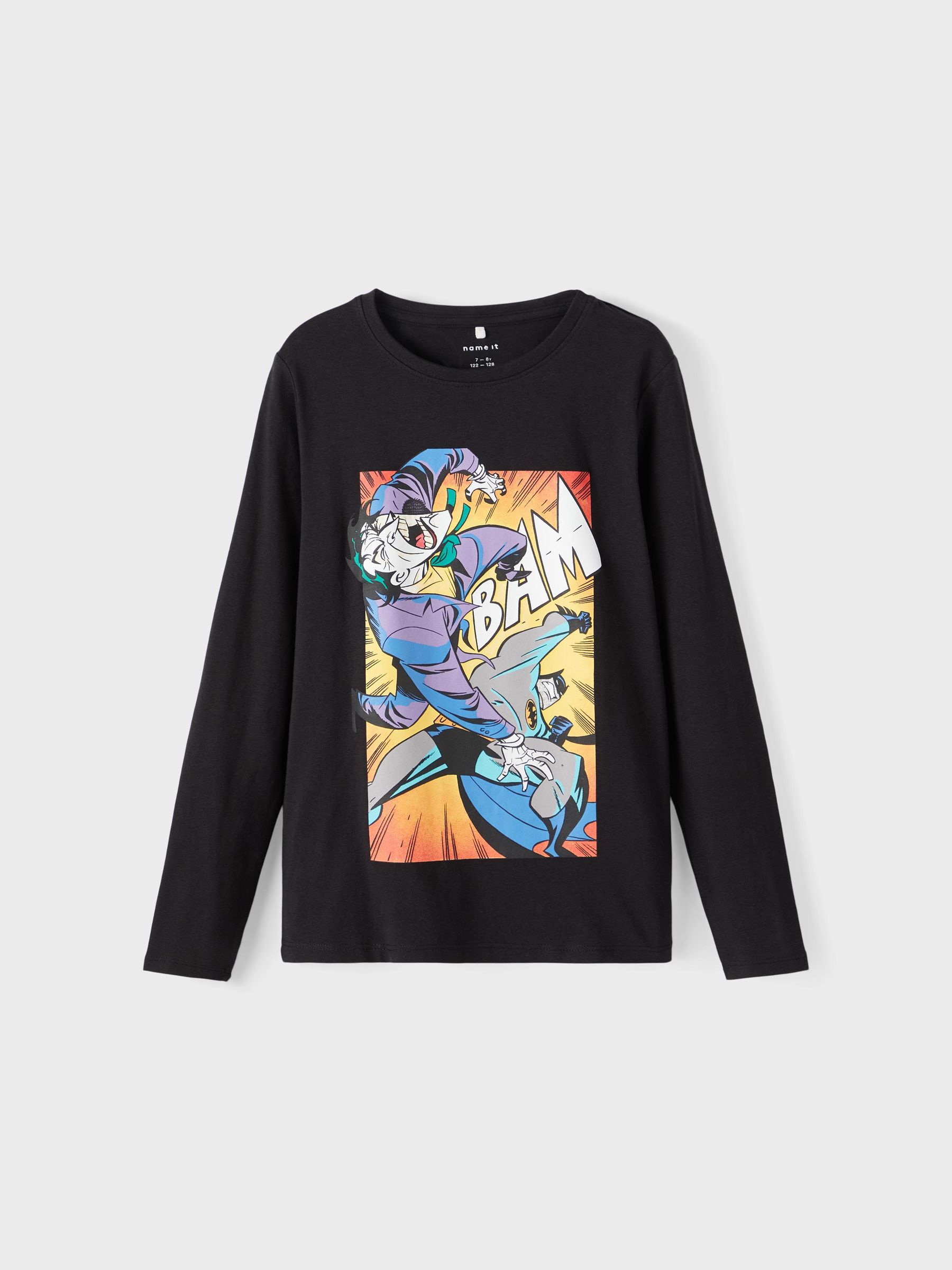 BATMAN LONG SLEEVED TOP (Black) from 