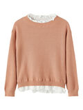 Name it LONG SLEEVED KNITTED TOP, Café Au Lait, highres - 13195717_CafAuLait_001.jpg