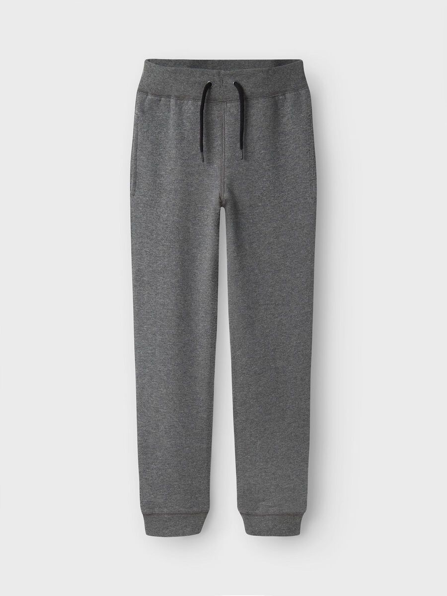 name it BRUSHED SWEAT PANTS, Dark Grey Melange, highres - 13153665_DarkGreyMelange_003.jpg