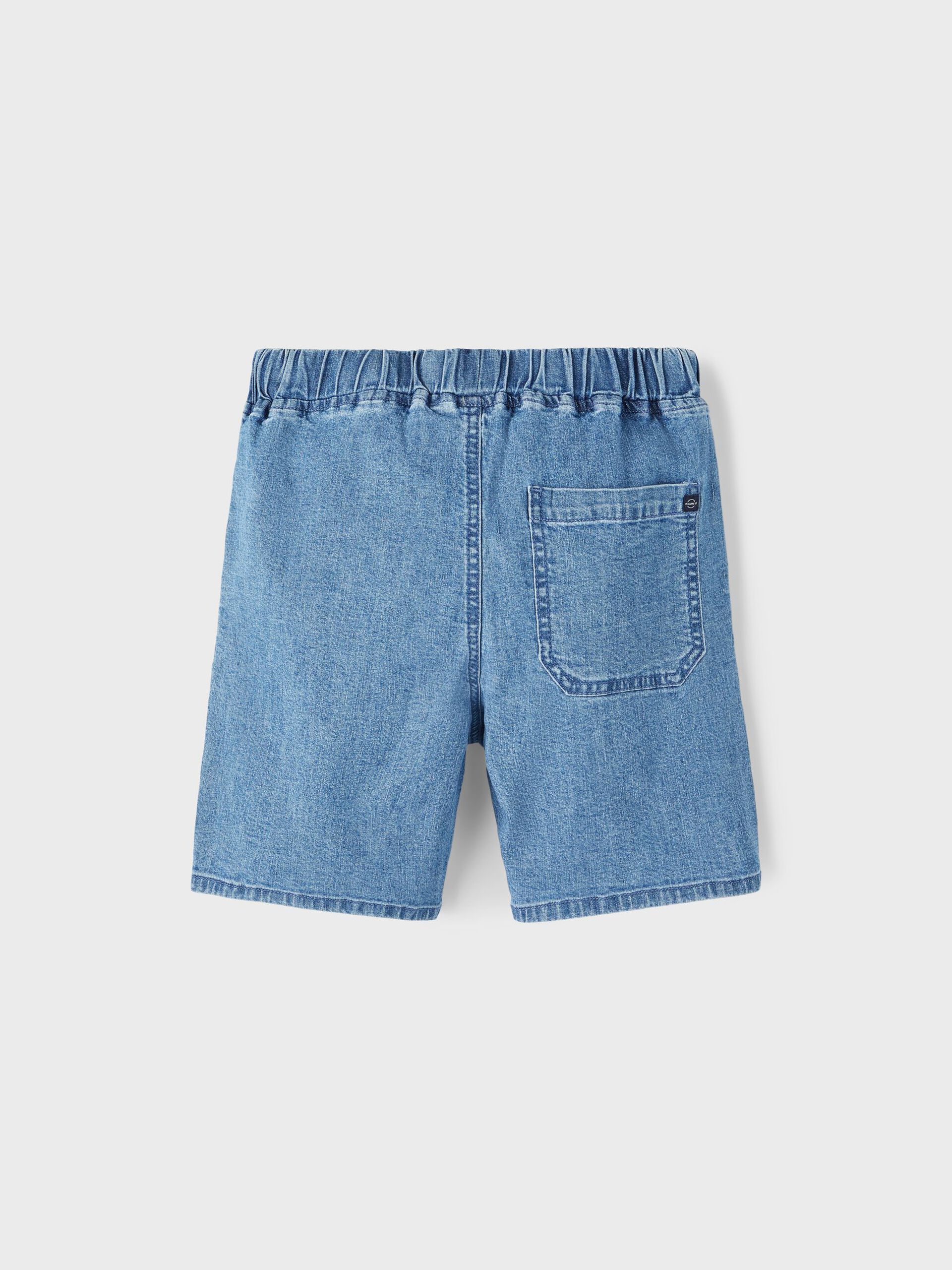 Carousel image - BAGGY FIT- DENIMSHORTS, Dark Blue Denim | 4