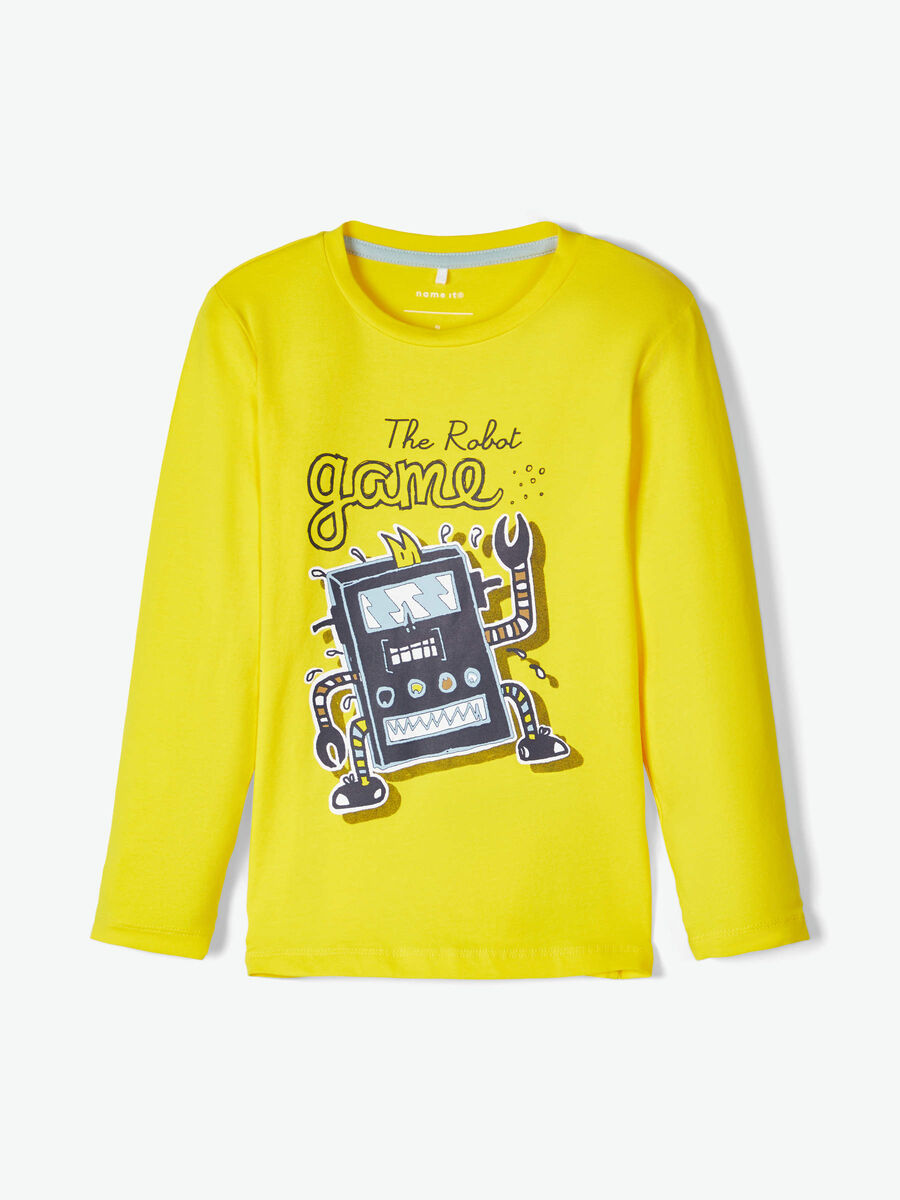 Name it BEDRUCKTES LONGSLEEVE, Empire Yellow, highres - 13173319_EmpireYellow_003.jpg