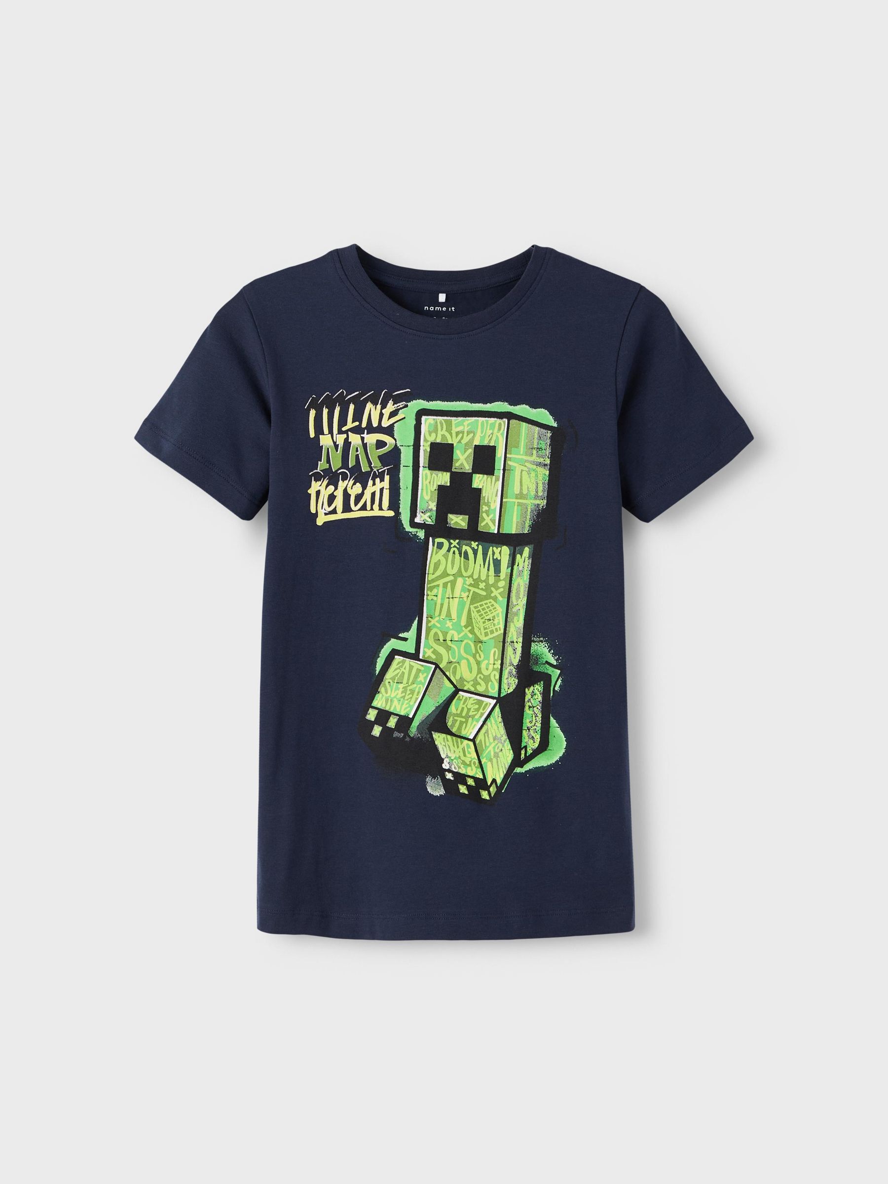 MINECRAFT T-SHIRT (Blue) from name it 
