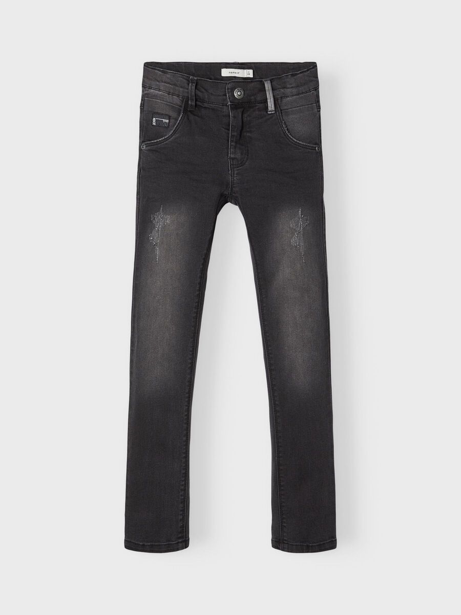 Name it EN TEJIDO ELÁSTICO JEANS SKINNY FIT, Dark Grey Denim, highres - 13142241_DarkGreyDenim_003.jpg