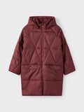 Name it LONG HOODED PUFFER JACKET, Red Mahogany, highres - 13195038_RedMahogany_003.jpg