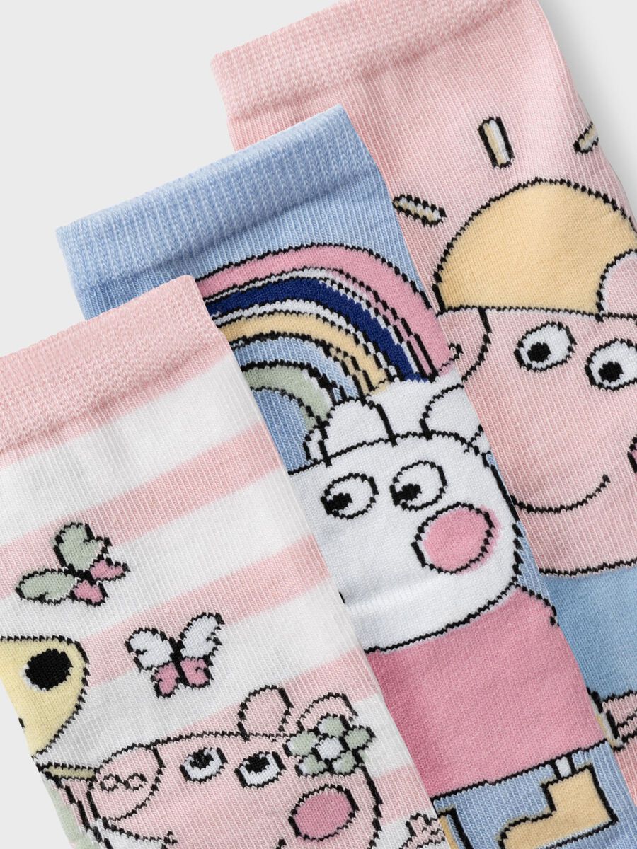 Name it PEPPA PIG PAQUETE DE 3 UNIDADES CALCETINES, Chambray Blue, highres - 13229913_ChambrayBlue_1104945_005.jpg