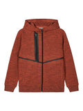 Name it DE MANGA LARGA SUDADERA CON CAPUCHA Y CREMALLERA, Burnt Brick, highres - 13181491_BurntBrick_001.jpg