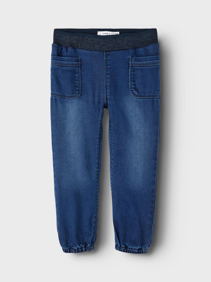 Name it BAGGY PASSFORM SWEAT JEANS, Dark Blue Denim, highres - 13218362_DarkBlueDenim_003.jpg