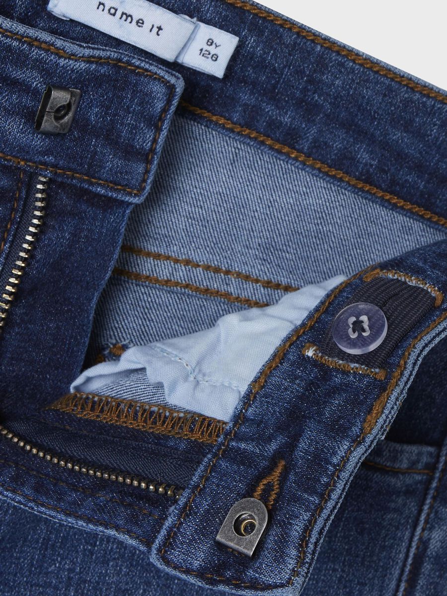 name it REGULAR FIT CARGO JEANS, Dark Blue Denim, highres - 13234683_DarkBlueDenim_005.jpg