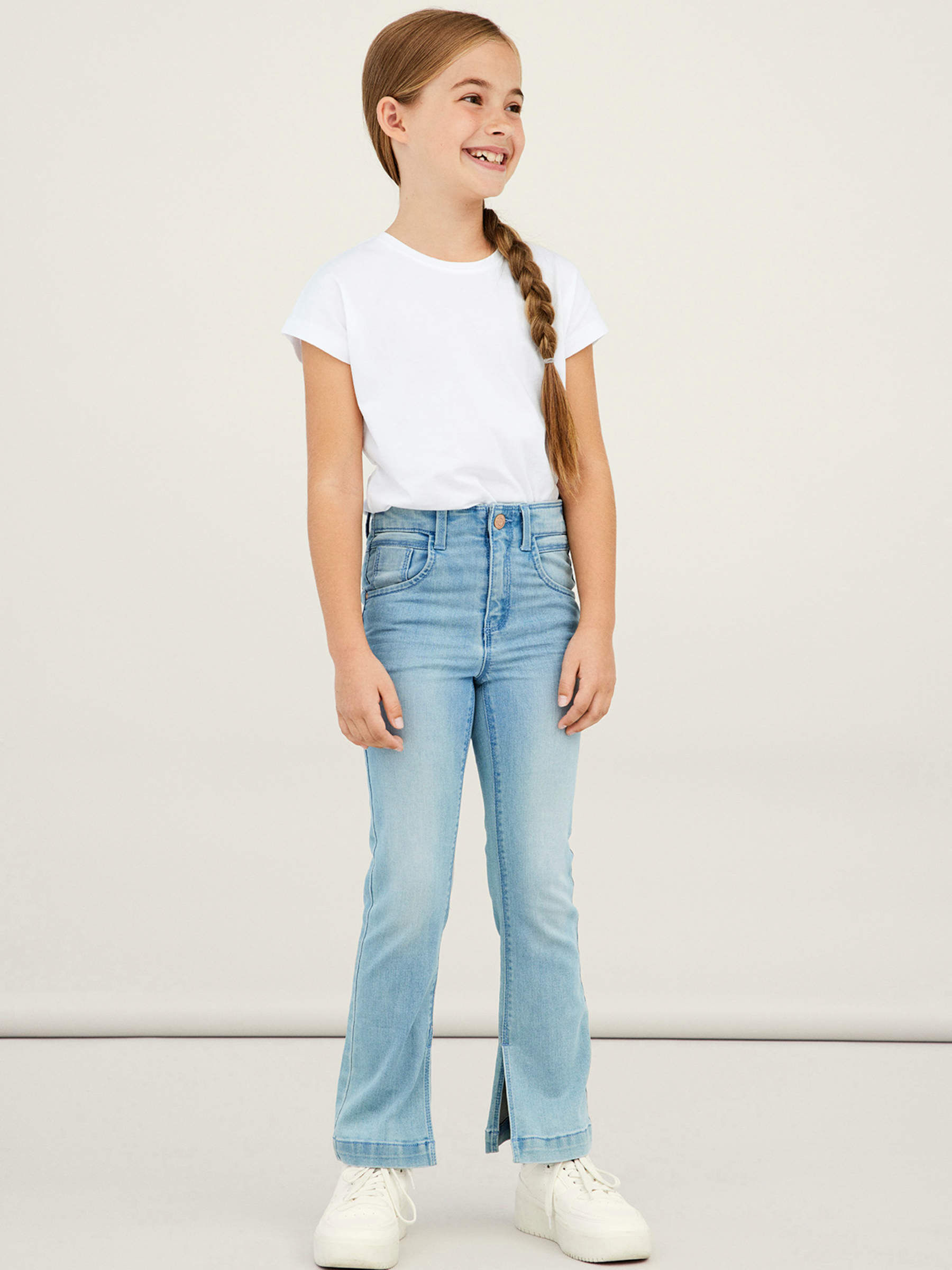POLLY BOOTCUT JEANS (Blue) from name it kids | Name it®