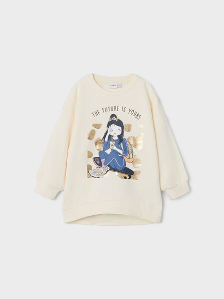 Name it PRINTED SWEATSHIRT, Buttercream, highres - 13219073_Buttercream_003.jpg