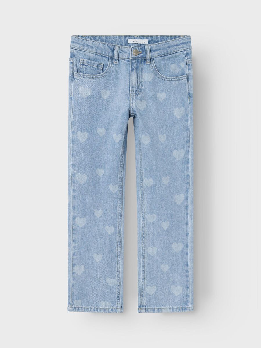 Product carousel image 2 PERNERAS RECTAS JEANS, Light Blue Denim