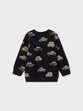 Product image thumbnail - CAR PRINT SWEATSHIRT, Dark Sapphire | 2