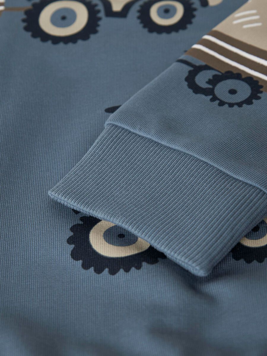 name it ORGANIC COTTON SWEATSHIRT, Blue Mirage, highres - 13247018_BlueMirage_005.jpg