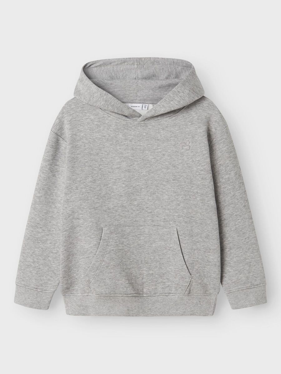 name it COUPE DÉCONTRACTÉE SWEAT À CAPUCHE, Grey Melange, highres - 13235763_GreyMelange_003.jpg