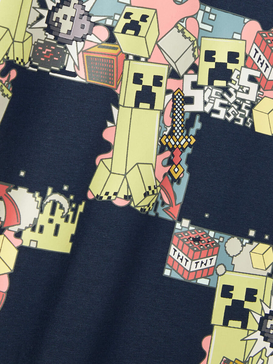 Carousel image - MINECRAFT T-SHIRT, Dark Sapphire | 3