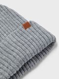 Name it KNITTED RIB BEANIE, Grey Melange, highres - 13206552_GreyMelange_005.jpg