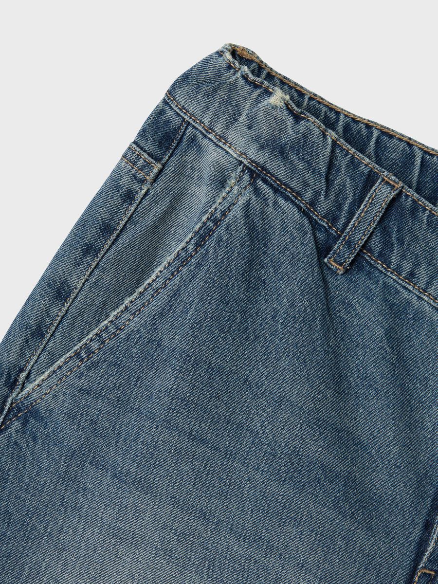 name it TELA VAQUERA PANTALONES CORTOS VAQUEROS, Medium Blue Denim, highres - 13245086_MediumBlueDenim_1197692_005.jpg