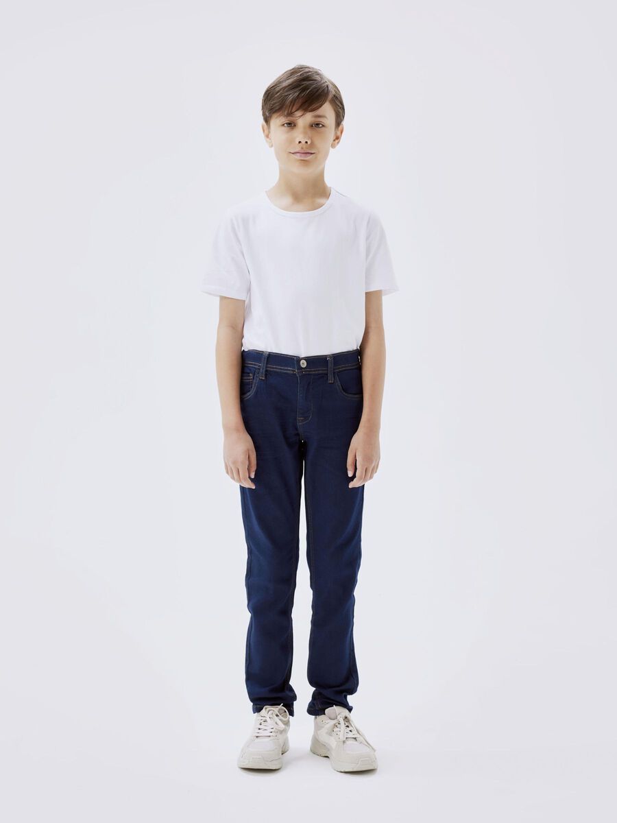 name it SLIM FIT SWEAT JEANS, Dark Blue Denim, highres - 13209696_DarkBlueDenim_007.jpg