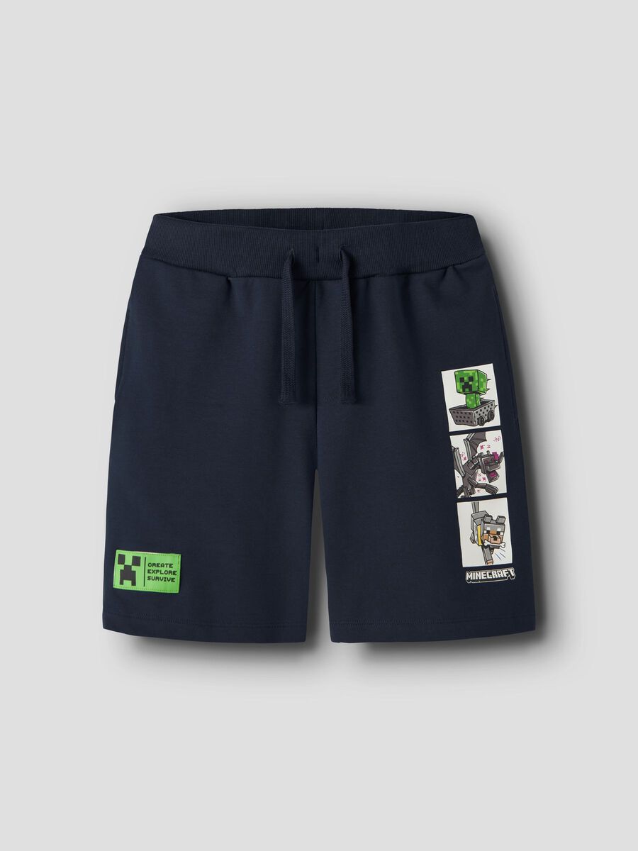 Product carousel image - MINECRAFT SHORTS, Navy Blazer | 2