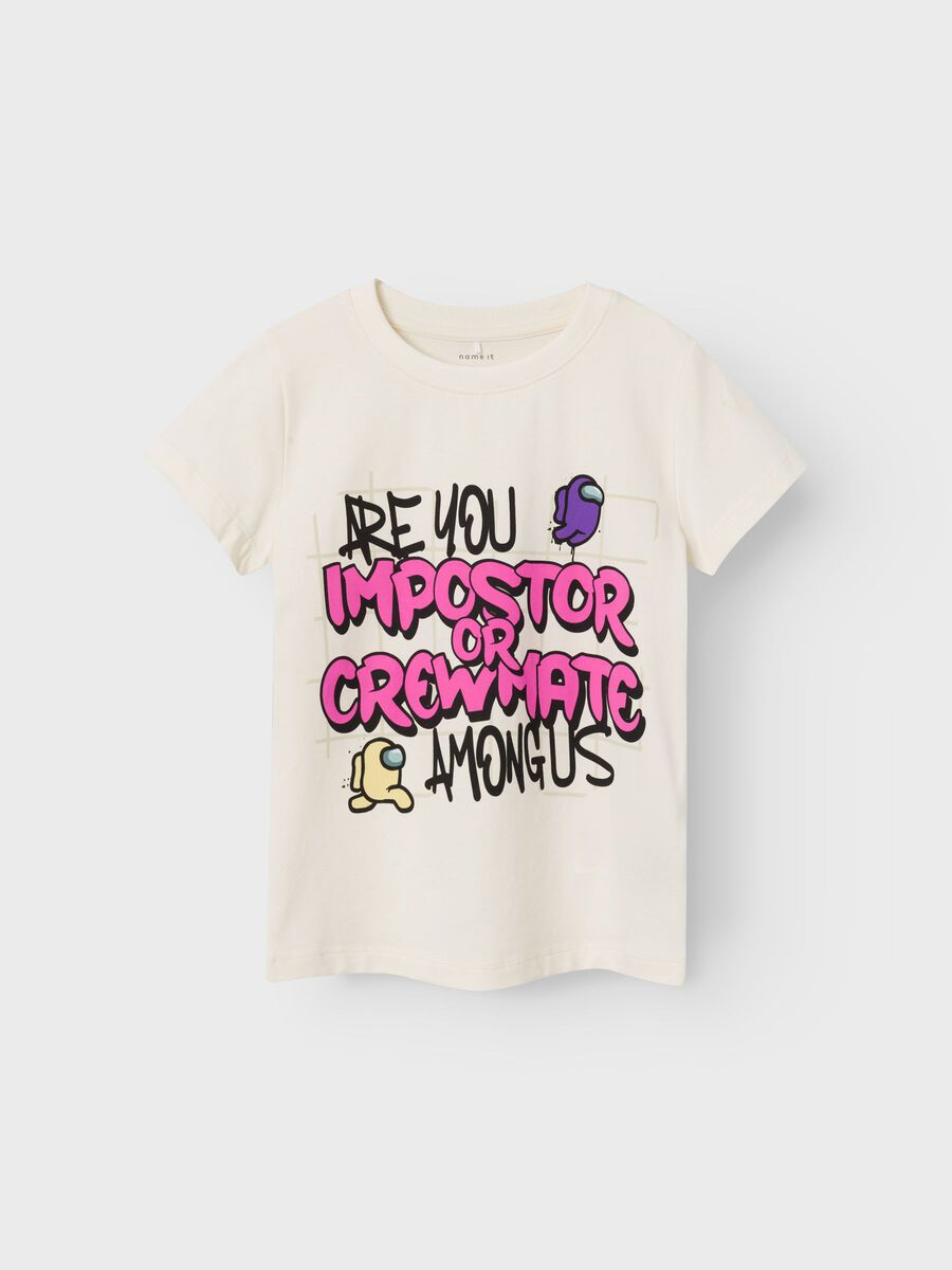 Carousel image - AMONG US T-SHIRT, White Alyssum | 1