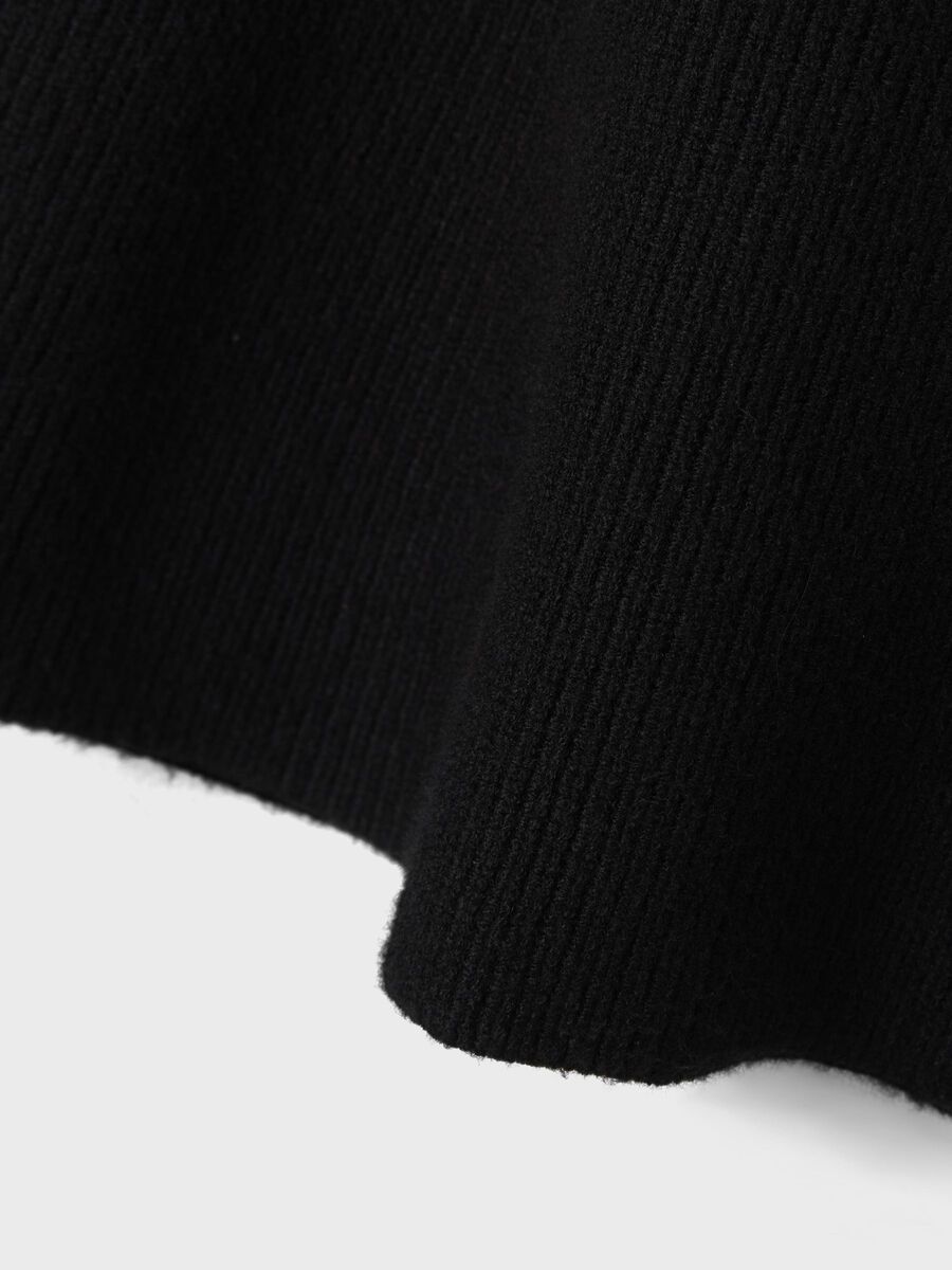 name it COURTE EN MAILLE CÔTELÉE JUPE, Black, highres - 13235151_Black_005.jpg