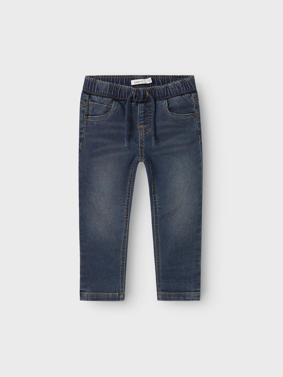 name it REGULAR FIT SWEAT JEANS, Vintage Dark Blue Denim, highres - 13212646_VintageDarkBlueDenim_003.jpg