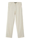 Name it LOOSE FIT LINEN TROUSERS, Oatmeal, highres - 13204544_Oatmeal_001.jpg