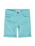 name it SLIM FIT COTTON TWILL SHORTS, Aqua, highres - 13187086_Aqua_001.jpg