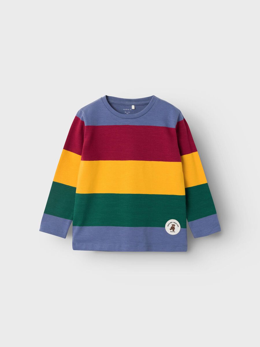 rainbow striped long sleeve shirt toddler