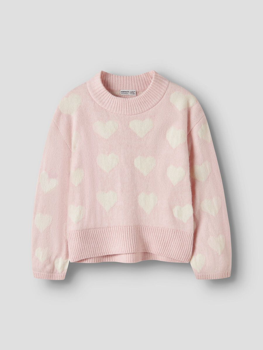 Product carousel image - OVERSIZED STRICKPULLOVER, Lotus | 1